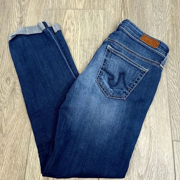 ag cigarette roll up jeans Jeans | Ag Adriano Goldschmied The Stilt Cigarette Roll Up Cropped Jeans  Size 25r
